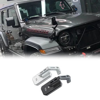 Аксессуары Fury 2018 + JL, детали из алюминиевого сплава с ЧПУ, боковое вспомогательное зеркало капота для Jeep wrangler
