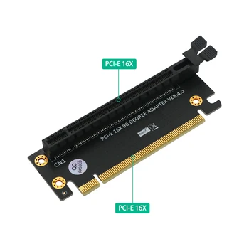 PCI Express 4.0 16X Riser Card PCI-E-PCI-E 16X Слот 90 Градусов Разъемы Высокоскоростной Адаптер Преобразования PCIE X16 для Сервера 1U 2U 3