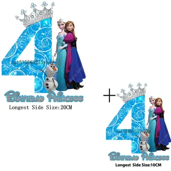 Disney Frozen Birthday Number 2-8 Термонаклейка 