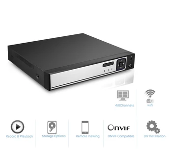H.265 8MP IP NVR 9CH 16CH 32CH XMEye APP CCTV 4K Сетевой Видеомагнитофон Безопасности Для Системного Комплекта IP-камеры 1