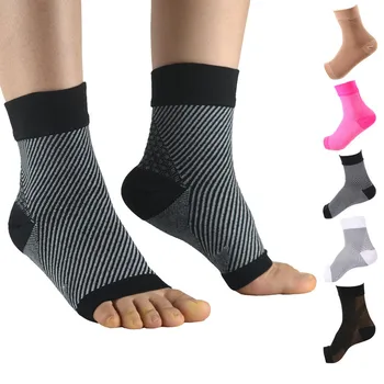 Спортивная защита от растяжения связок голеностопного сустава, Компрессионные эластичные носки для защиты подошвенной фасции, защитный чехол для ног