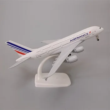 20 см Легкосплавный Металл Air France AirFrance AIRBUS 380 A380 Airlines Модель самолета, Изготовленная на заказ, Модель самолета с шасси