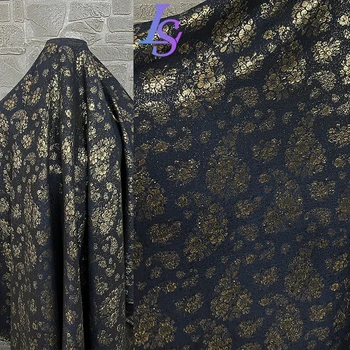 Яркая шелковая жаккардовая ткань, винтажное платье Чонсам, Дизайнерская ткань, полиэстер, материал 