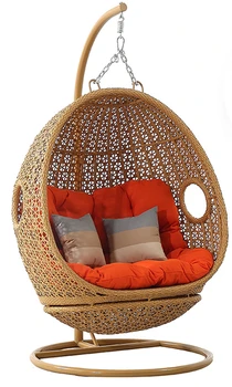 Подвесная корзина ротанговое кресло подвесная корзина для балкона качели в помещении онлайн знаменитость птичье гнездо кресло-колыбель 3