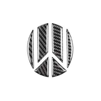 Автомобильный Передний Задний Логотип 3D Значок Канавки Наклейка Из Углеродного Волокна Наклейки для VW GOLF 5 6 7 GTI R20 POLO CC Tiguan Beetle Magotan Passat