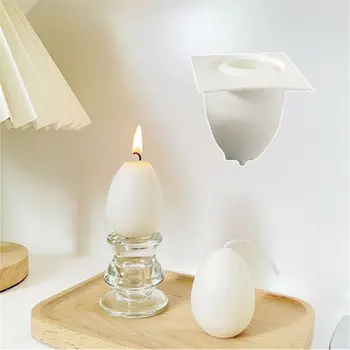 Инструменты из эпоксидной смолы и глины DIY Craft 3D Восковая форма Силиконовая форма для изготовления мыла Формы для яиц и свечей Форма из смолы