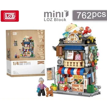 LOZ Small Particle Street View Toy Building Blocks, Креативный Модный Игровой Подарок, Модель Здания, Сложный Подарок Для Мужчин И Женщин