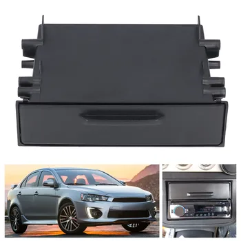 Коробка для хранения автомобильного радиоприемника 1DIN, Многоцелевой ABS, черный внутренний органайзер, замена для Mitsubishi 2