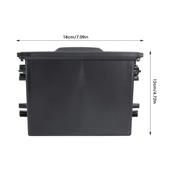Коробка для хранения автомобильного радиоприемника 1DIN, Многоцелевой ABS, черный внутренний органайзер, замена для Mitsubishi 5