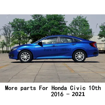 Автомобильная Ручка Паз Ворота Слот Подлокотник Для Хранения Резиновые Нескользящие Коврики Коврик Дверная Накладка/Чашка Для Honda Civic 2016 2017 2018 2019 2020 2021 5