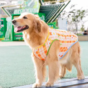2023 Охлаждающая одежда для собак Лето на открытом воздухе Дышащий жилет для домашних животных Светоотражающая куртка быстрого охлаждения для маленьких и крупных собак Аксессуары