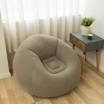 Диван Большие сферические стулья Flocking ПВХ Lounge Bean Переносная сумка для шезлонга Мебель для дома и гостиной