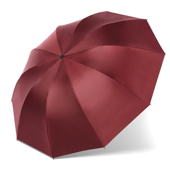 51-дюймовый Ручной Ветрозащитный зонтик для гольфа с 3-кратной защитой от ультрафиолета, очень Большой Прочный Портативный автомобильный складной зонт для деловых поездок 3