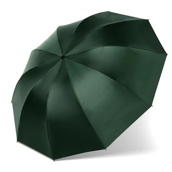51-дюймовый Ручной Ветрозащитный зонтик для гольфа с 3-кратной защитой от ультрафиолета, очень Большой Прочный Портативный автомобильный складной зонт для деловых поездок 5