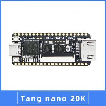 Черная Плата разработки для Sipeed Tang Nano 20K FPGA Development Board RISCV Linux Retro Game Player (С Pin-заголовком)