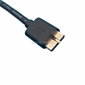 20 см 1 шт. USB-кабели Черный кабель-адаптер 3.0 прямоугольного типа от штекера A до штекера Micro B. 3