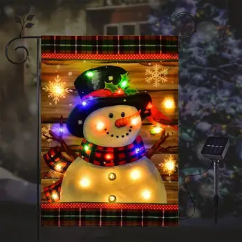 Рождественские украшения в виде снеговика, Солнечные фонари, Дом Снеговика, Праздничные Рождественские украшения, Веселый Рождественский декор, Рождество
