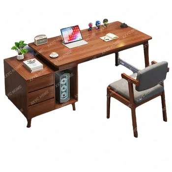Компьютерный стол, домашний рабочий стол, офисный стол и сочетание стула, студенческий стол