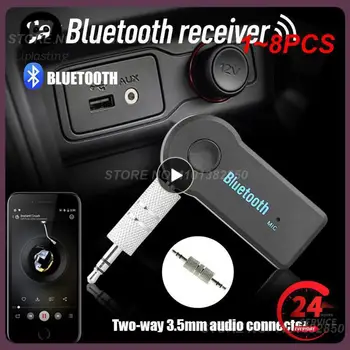 1 ~ 8ШТ Беспроводной Bluetooth-Приемник Адаптер 4.1 Стерео 3,5 мм Разъем для Автомобильной Музыки Аудио Aux Гарнитура Для Приема Наушников