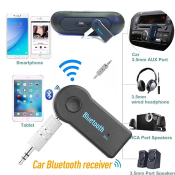 1 ~ 8ШТ Беспроводной Bluetooth-Приемник Адаптер 4.1 Стерео 3,5 мм Разъем для Автомобильной Музыки Аудио Aux Гарнитура Для Приема Наушников 4