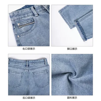 Мужские Корейские модные свободные джинсы с прямой трубкой, повседневные Классические джинсовые брюки Y2k из выстиранного денима 2
