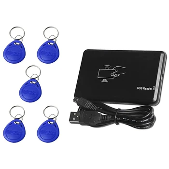 USB RFID-считыватель, устройство для считывания идентификационных карт, бесконтактное устройство для считывания карт для EM4100