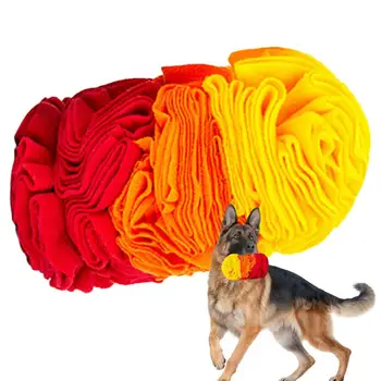 Коврик Для Нюхания Домашних Животных Rainbow Pet Snuffle Mat For Dogs 10X6Inch Sniffle Интерактивная Игра-Угощение Для Облегчения Скуки Коврик Для Кормления Собак
