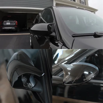 Черные крышки боковых зеркал из углеродного волокна для E90 E91 Черная крышка в стиле M3 E81 E82 E87 E88 для BMW 1-3 серии E92 E93 4