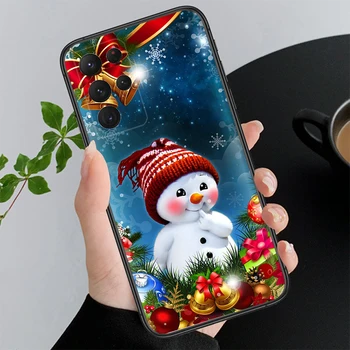 Чехол для телефона Samsung Galaxy A52S A04S A21S A33 A23 A13 A14 A32 A52 A53 A54 A51 A71 M51 Merry Christmas Shell 5