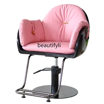 Парикмахерское кресло для парикмахерской, Регулируемое кресло для стрижки волос, Парикмахерское кресло