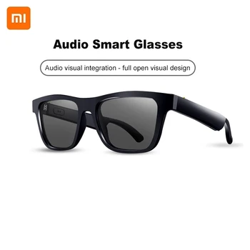 Умные очки Xiaomi 2023 Для вождения, солнцезащитные очки для прослушивания музыки, Bluetooth-аудиокассеты, Bluetooth-наушники, беспроводные наушники-вкладыши