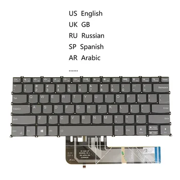 Клавиатура для ноутбука Lenovo Flex 5-14ABR8 5-14ALC7 5-14IAU7 5-14IRU8 7-14IAU7 7-14IRU8 PR4SB США Великобритания Русский Испанский Арабский С подсветкой