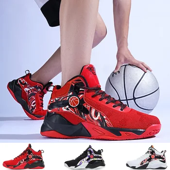 Новое поступление баскетбольной обуви, мужские баскетбольные кроссовки большого размера, женские спортивные баскетбольные ботинки для детей, нескользящие 2023
