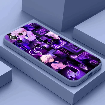Чехол для Телефона Xiaomi Mi 11T 10T 9T 8 9 10 11 SE PRO LITE REDMI 10 10A 10C 9A 9T Силиконовый Чехол Killua Zoldyck hunter X фиолетовый