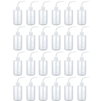 24шт Пластиковые Бутылки Для Выжимания Жидкостей Лабораторные Бутылки Для Мытья Бутылок Экономичная Пластиковая Бутылка Для Выжимания