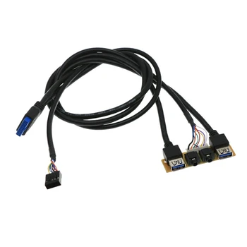 Материнская плата E9LB USB3.0 + USB2.0 Концентратор Высокого напряжения Кабель для ПК Компьютер для Ca