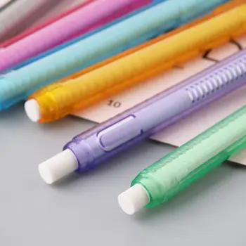 77JD Creative Press Ластик в форме ручки для письма, рисования, карандаша, стирания, школьных канцелярских принадлежностей, обучающих принадлежностей для рисования