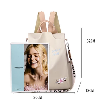 Модный женский противоугонный рюкзак из ткани Оксфорд, сумки для книг для школьников, подростков, девочек, Дизайнерские Высококачественные дорожные рюкзаки 2