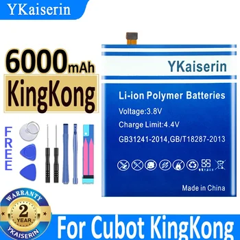 Аккумулятор YKaiserin King Kong 6000mAh Для Cubot KingKong King Kong bateria Гарантия Один год в наличии
