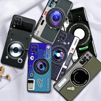 Силиконовый Винтажный Чехол для Телефона с Клейкой Лентой Samsung Galaxy M22 M32 5G M23 M13 M30s M51 M33 M31 M12 M52 M31s Чехол-сумка Матовый