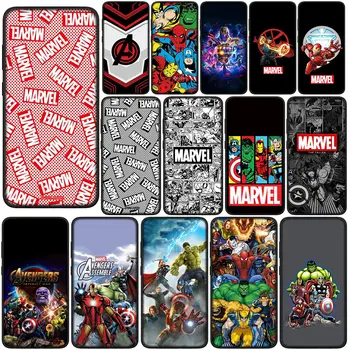 Мягкий чехол для Huawei Y7A Y6P Y5P Y6 Y7 Y9 Prime 2018 2019 Y8P Y9A Y8S P Чехол Для смартфона A-Avengers M-Marvels I-Irons Man