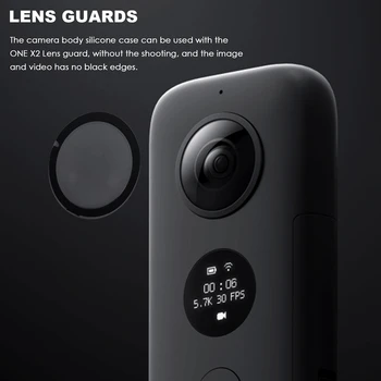 Комплекты защитных накладок для корпуса камеры, липкие защитные чехлы, крышка объектива с клеем для Insta 360 ONE X2 2