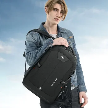 Военный нож, мужской рюкзак, бизнес-кейс для ноутбука большой емкости, USB-зарядка, рюкзак для путешествий, сумки для старшеклассников 4