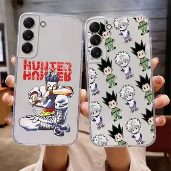 Аниме Hisoka Hunter X Hunters Прозрачный Чехол для Samsung Galaxy S23 S22 S21 S20 Ultra Plus FE 5G Мягкий Силиконовый Чехол Для Телефона HXH Shell