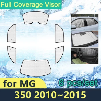 Солнцезащитные козырьки с полным покрытием для MG 350 2010 2011 2012 2013 2014 2015 Автомобильные аксессуары для лобовых стекол, Боковые солнцезащитные стекла