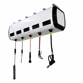 Настенная автоматическая Выдвижная коробка с катушкой для подачи воздуха, воды и электрического шланга для магазина автомобильных деталей