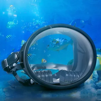 Маска для подводного плавания Galsses с защитой от запотевания, маска для подводного плавания из закаленного стекла для мужчин и женщин, очки для подводного плавания для безопасного подводного плавания, плавания