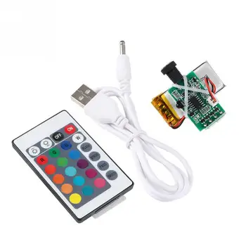 16 цветов, детали для 3D-принтера мощностью 1 Вт, USB-зарядка, светодиодная Лунная лампа, сенсорный датчик с батарейной цепью, пульт дистанционного управления с регулируемой яркостью