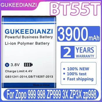 GUKEEDIANZI 3900 мАч BT55T BT55S Аккумулятор для ZOPO 999 998 9530 9520 3X ZP998 ZP999 ZP3X ZP9520 ZP9530 Batteria + Номер для отслеживания