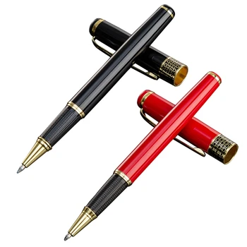 Роскошная металлическая ручка-роллер 16FB для делового письма, школьные Канцелярские принадлежности, Канцелярские принадлежности